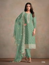 Averie By Vipul  Heavy Orgenza Silk With Embroidery Work Dress Material Wholesale Online